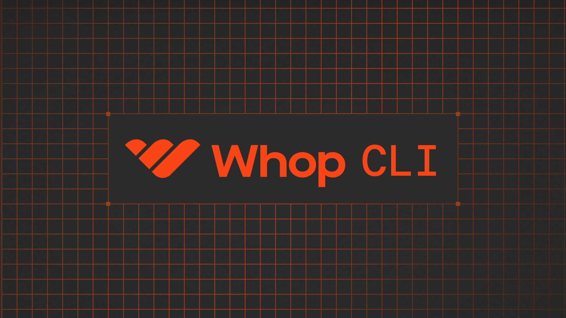 Whop CLI — official preview image